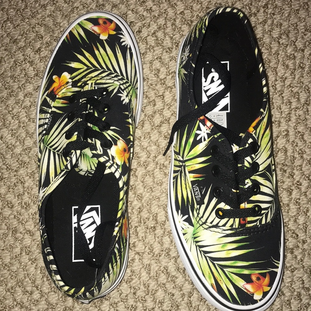 Tropical Print Vans